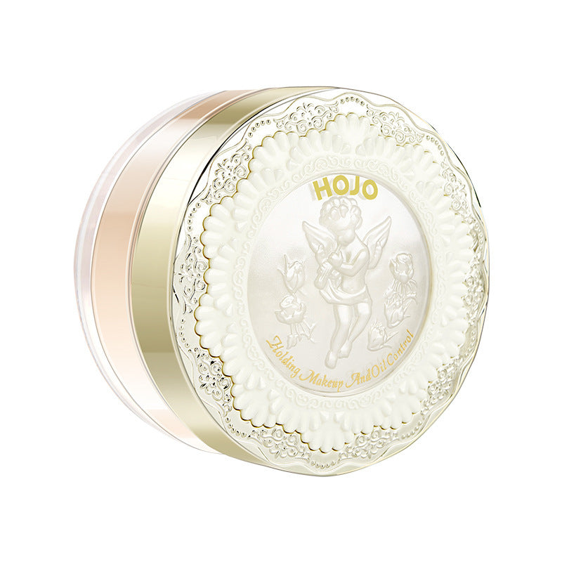 Makeup hojo angel light setting powder loose powder oil control long-lasting setting waterproof light and delicate large capacity honey powder