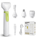 women's double-headed epilator hair removal device electric digital display private parts pubic hair trimmer shaver women's epilator