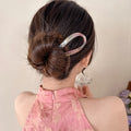 U-shaped acetate hairpin for women, classy sense of ins, new chinoiserie hairpin, headwear, casual modern daily hairpin