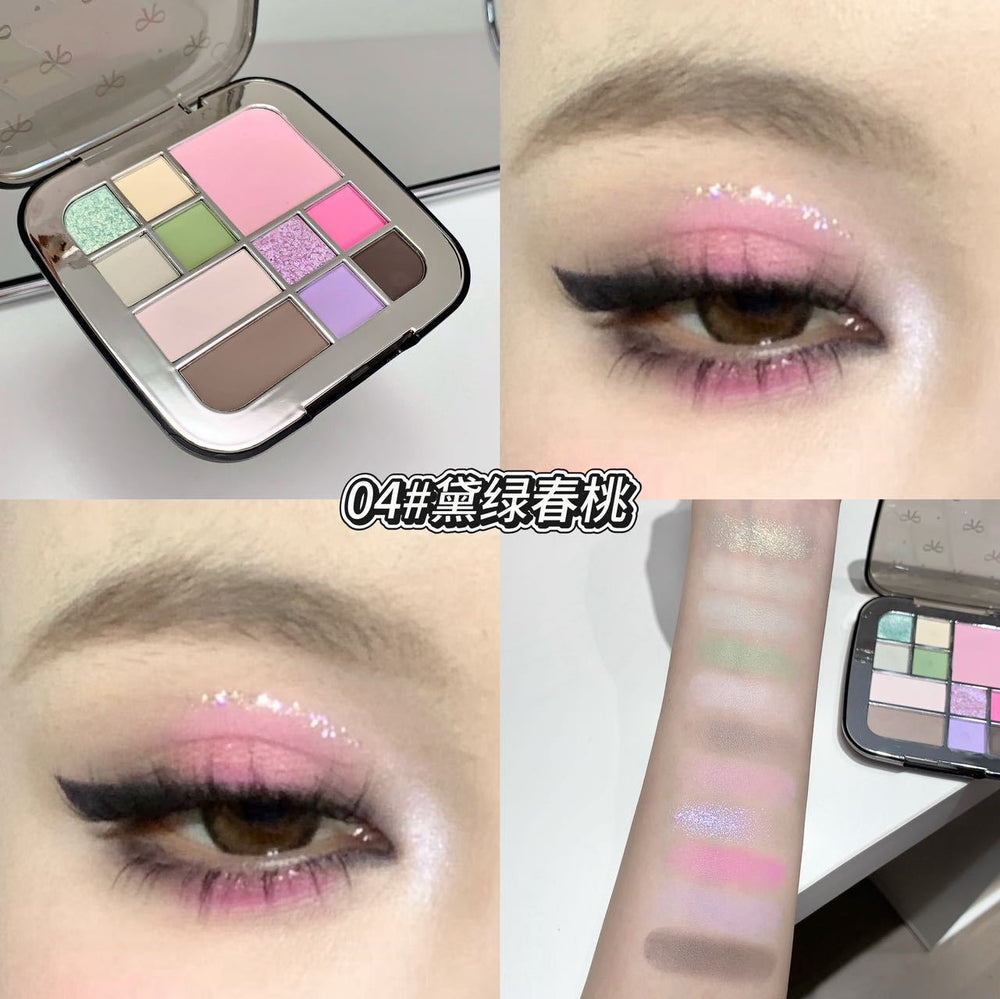 Kakashow all-in-one makeup palette: your one-stop shop for flawless looks - includes highlighter, eyeshadow, contour, and blush