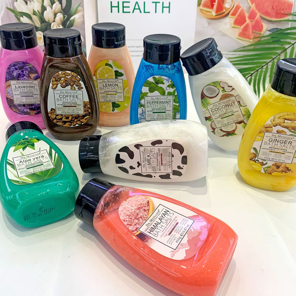 Export strawberry scrub bath salt deep exfoliating scrub shower gel coffee scrub wet salt factory wholesale