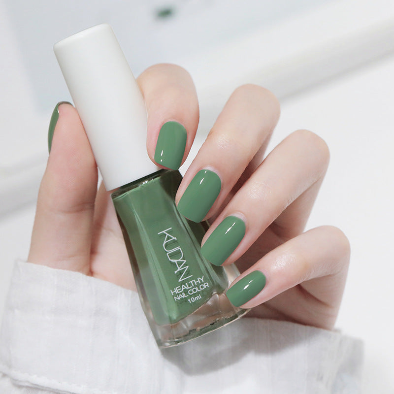 Kudan pure english cross-border special water-based nail polish no baking long-lasting quick-drying peelable 10ml polish