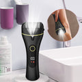 New type-c three-speed electric foot file with digital display, rechargeable pedicure tool, washable callus and dead skin remover set
