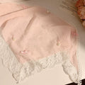 Summer dopamine red and blue plaid headband french sweet lace trim sweet girl headband photo prop new arrival