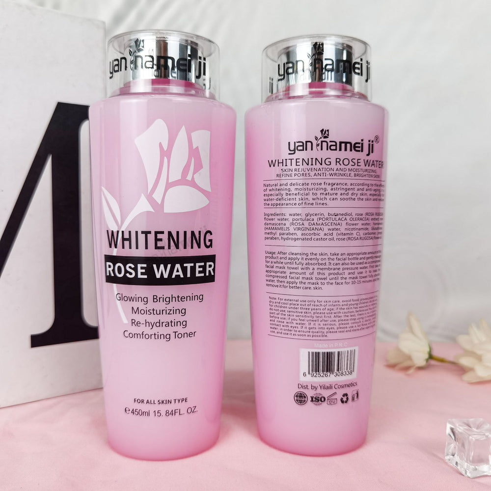 toner rose pink water moisturizing, brightening, hydrating, oil-controlling and repairing essence rose water