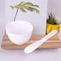 Silicone mask bowl set - two-piece beauty salon diy facial mask application tool - facial spa
