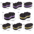 oval memory foam hair curling ball dirty braid large and small hole sponge curling tool wholesale