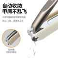 Wholesale angled edge nail clippers 3-piece set, manicure & pedicure tool kit with tin box, anti-splash nail clippers set