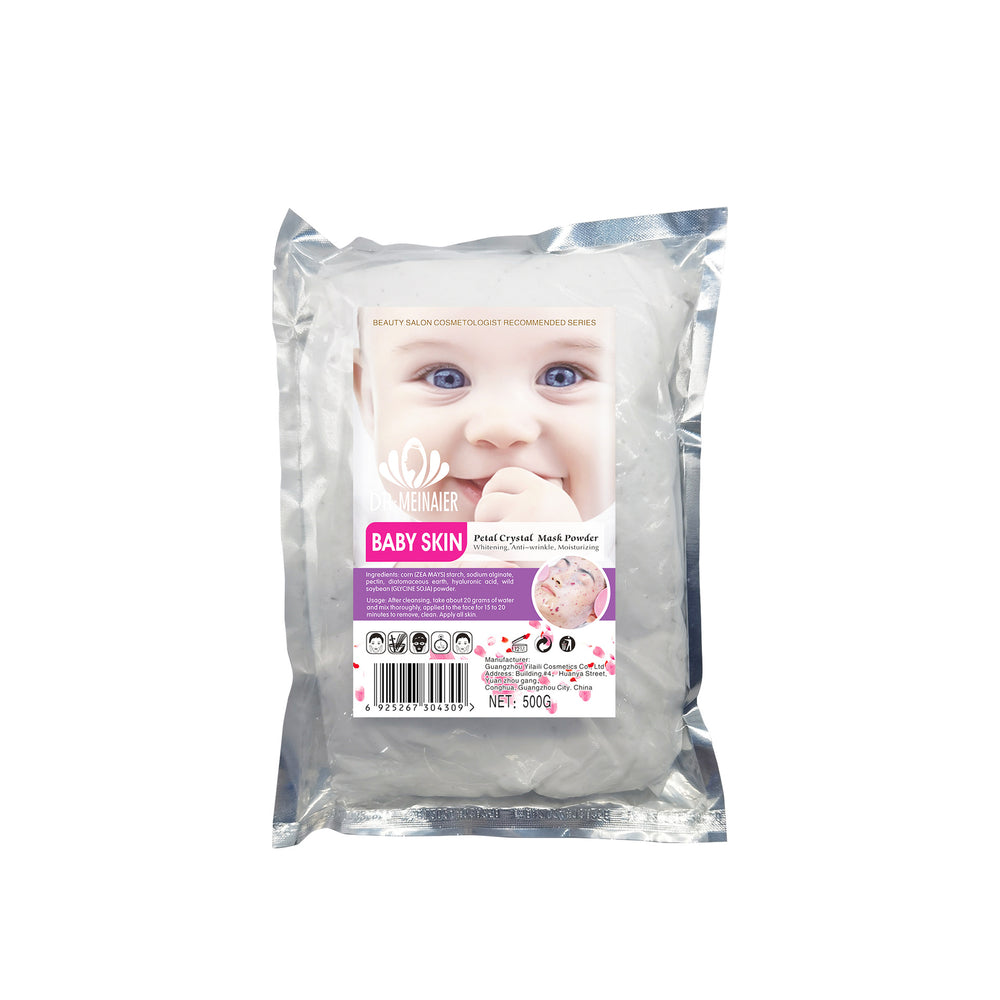 brightening crystal petal soft mask powder - hydrating, revitalizing, and skin-softening mask powder - wholesale for export, amazon