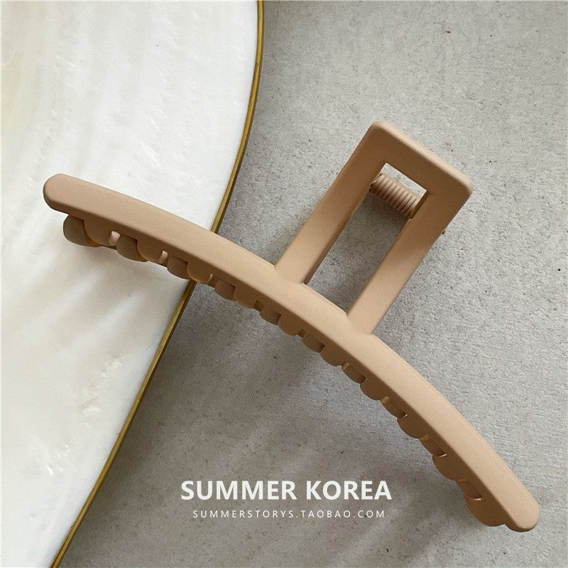 Korean autumn/winter premium hair clips - exquisite claw clips for updos, large size shark clips for thick hair, women's hair accessories