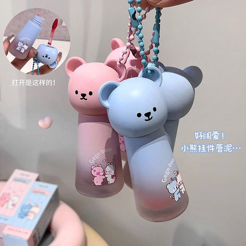 Gege bear makeup - soft matte lip clay: velvety, matte, highly pigmented, non-drying, waterproof, and whitening lip glaze