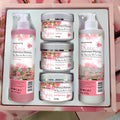 facial set full english water cream original liquid cleansing turmeric skin care 5 piece set rose aloe vera moisturizing and brightening skin