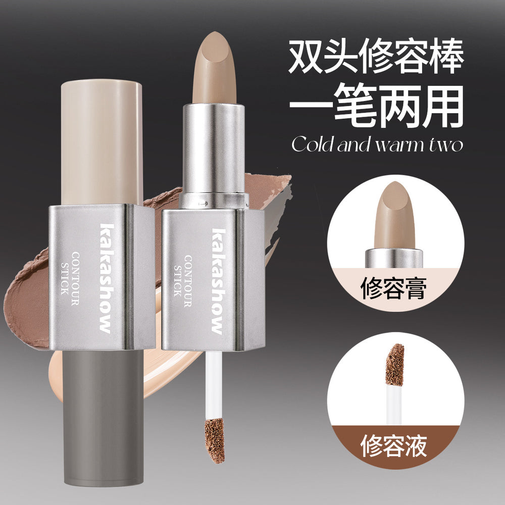 Makeup kakashow double-ended contour stick concealer stereo modification contour shadow nose shadow contour cream
