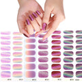Zhengxiang custom gel nail art stickers waterproof uv light therapy nail polish film ins semi-cured nail stickers wholesale