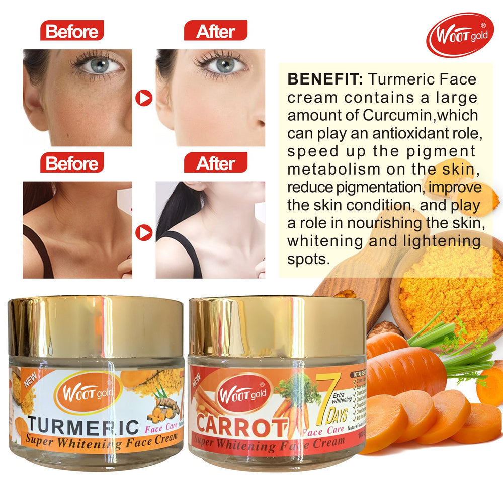 face cream turmeric face cream 100g brightening, blackening, moisturizing, hydrating, firming almond moisturizing milk