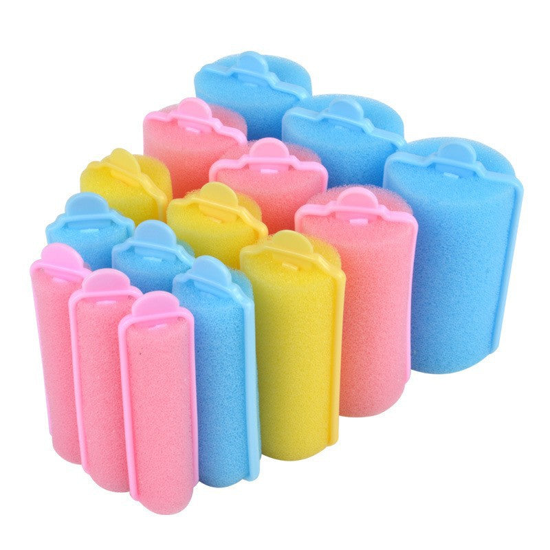 bangs curling iron sponge curling barrel does not hurt hair magic roll 57-piece set hair styling curling tool