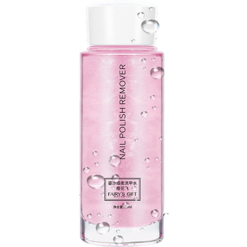 Fairy quicksand nail polish remover - long-lasting, gentle, milk scented, large capacity, non-abrasive, 55ml wholesale