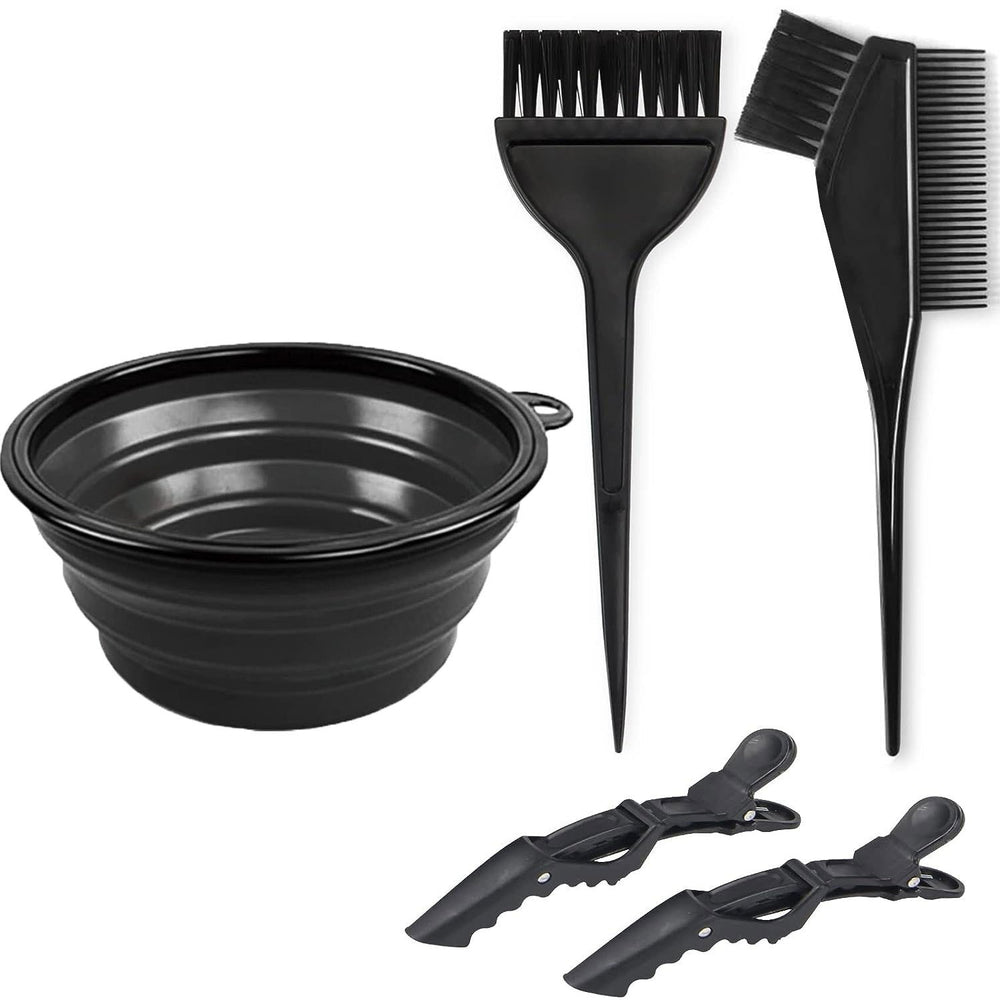 manufacturer wholesale hair dyeing tool suit baking oil comb hair dyeing foldable bowl brush hairdressing supplies