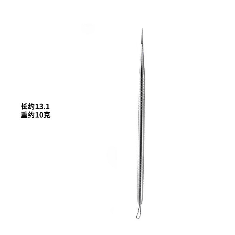 Ready-to-ship acne needle stainless steel cell clip facial cleansing tool nose blackhead scraper acne clip beauty tool