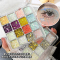 Capel 25-color mermaid glitter eyeshadow palette - non-flying, pearlescent, explosive shimmer, sparkling performance makeup, mermaid glitter