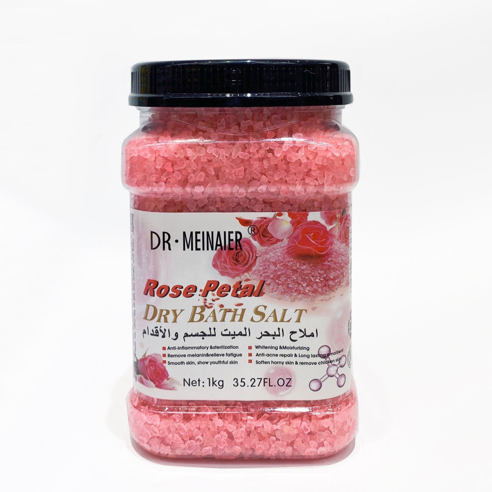 milk crystal coarse salt 1kg aloe rose bath salt bath body exfoliating export wholesale