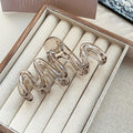 Glossy wavy brown [10.5cm]
