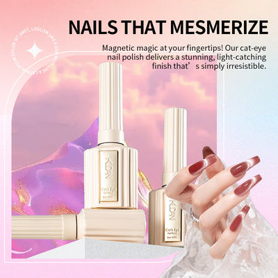 English style kudan/kudan cat eye manicure nail polish crystal cat eye 12ml cross-border english style foreign trade export
