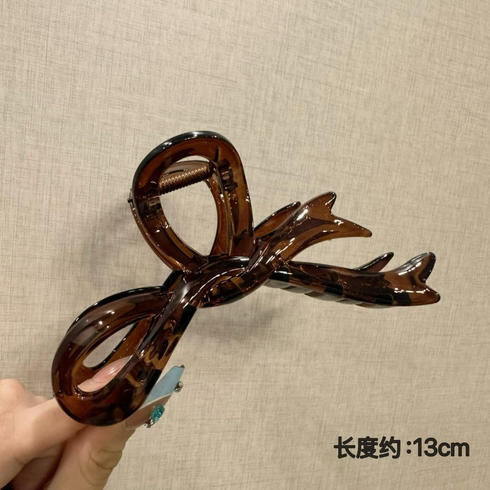 K-style sweet and cool polka dot easiest for match black gripper new arrivalelegant geometric hair clip casual hair shark clip hair gripper