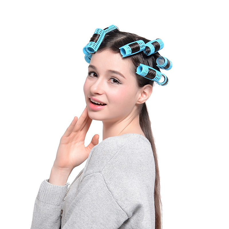 Steam perm curling tool fluffy hair-styling curling iron snap buckle plastic curling barrel factory direct sales