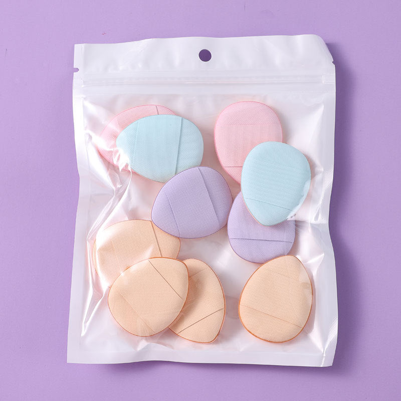Mini finger air cushion puff - foundation & concealer applicator - wet & dry use - portable detailing - thumb tip small puff - mini slipper