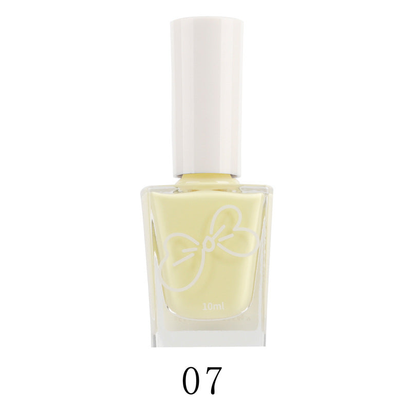 Fall and winter new color nail polish whitening oily non-peelable long-lasting nude black white nail polish wholesale