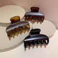 Retro amber comfy basics gripper for women new arrivalclassy hair volume small elegant shark clip hair clip on the back of the head