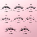 Best selling magnetic false eyelashes glue-free thick european and american eyelashes suit strong magnetic eyelashes cross-border supply