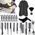 Amazon bestselling men's hairdressing tool styling kit beard shaving comb hairdressing cape hair dye cape