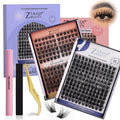 False eyelashes suitdiy eyelashes multi-piece set grafting thick remover liquid segmented eyelashes export segmented style