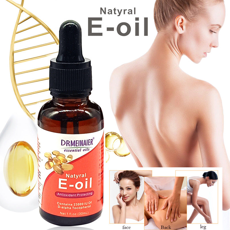 vitamin e oil 30ml - body, face, hand, foot, and hair care essential oil - vitamin e serum - export quality