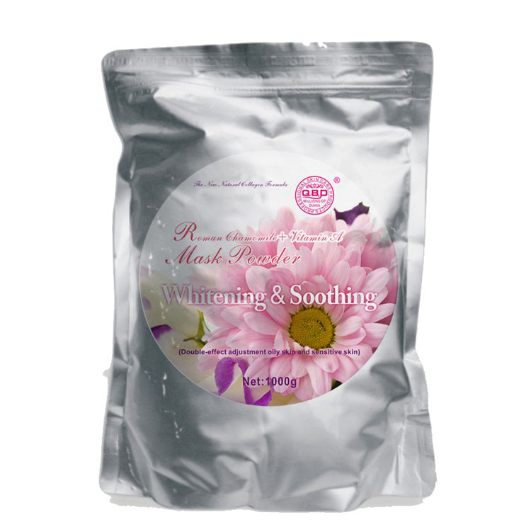 qianbaide qizi white herbal mask powder brightening moisturizing rejuvenating soft mask powder 1000g export wholesale