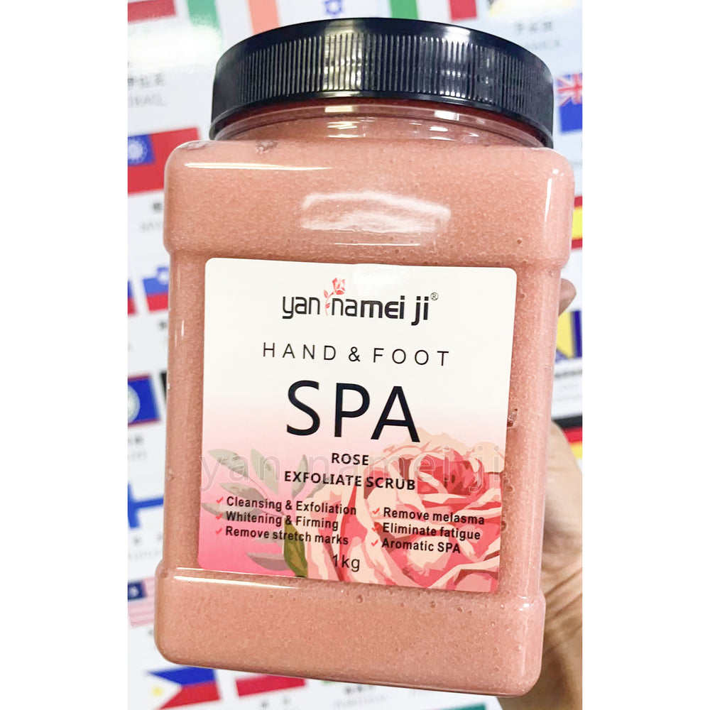 1kg scrub bath salt hand and foot scrub exfoliating deep cleansing whole body brightening wet salt