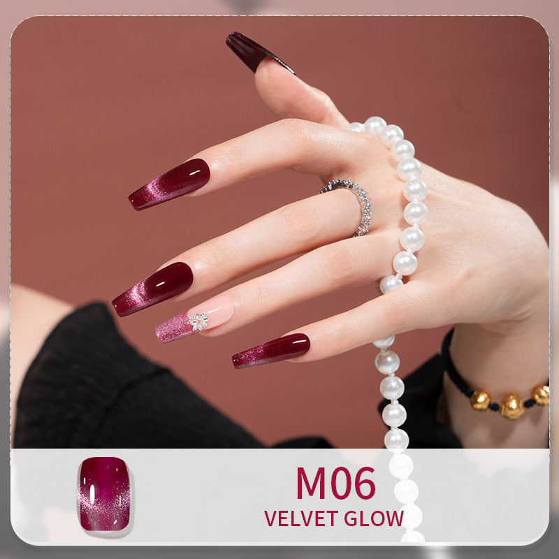 English style kudan/kudan cat eye manicure nail polish crystal cat eye 12ml cross-border english style foreign trade export