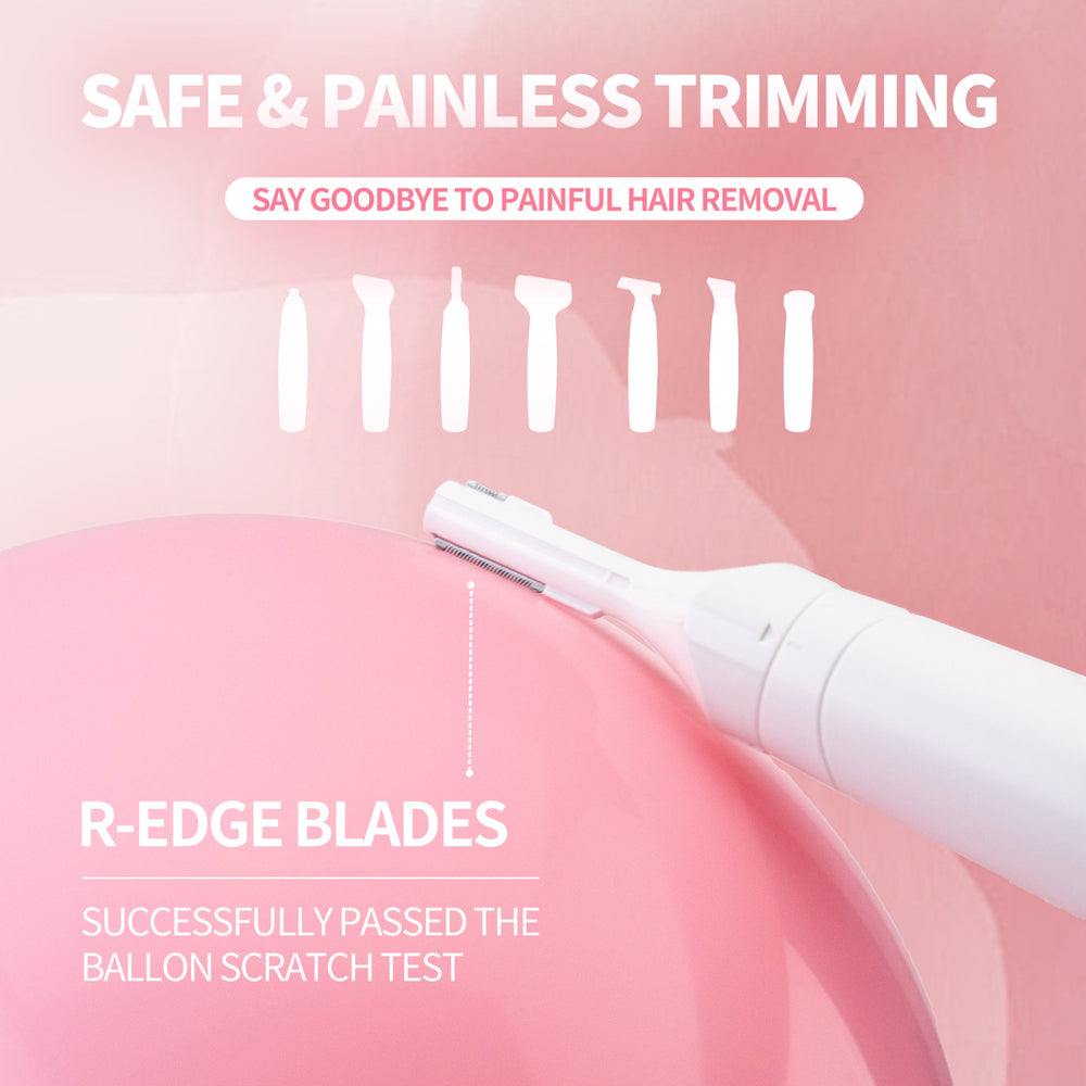 4-in-1 electric shaver: multifunctional nose hair trimmer, eyebrow shaper, underarm hair remover, and leg hair depilator