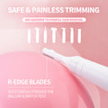 4-in-1 electric shaver: multifunctional nose hair trimmer, eyebrow shaper, underarm hair remover, and leg hair depilator