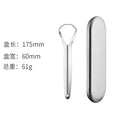 Large tongue scraper + large iron box