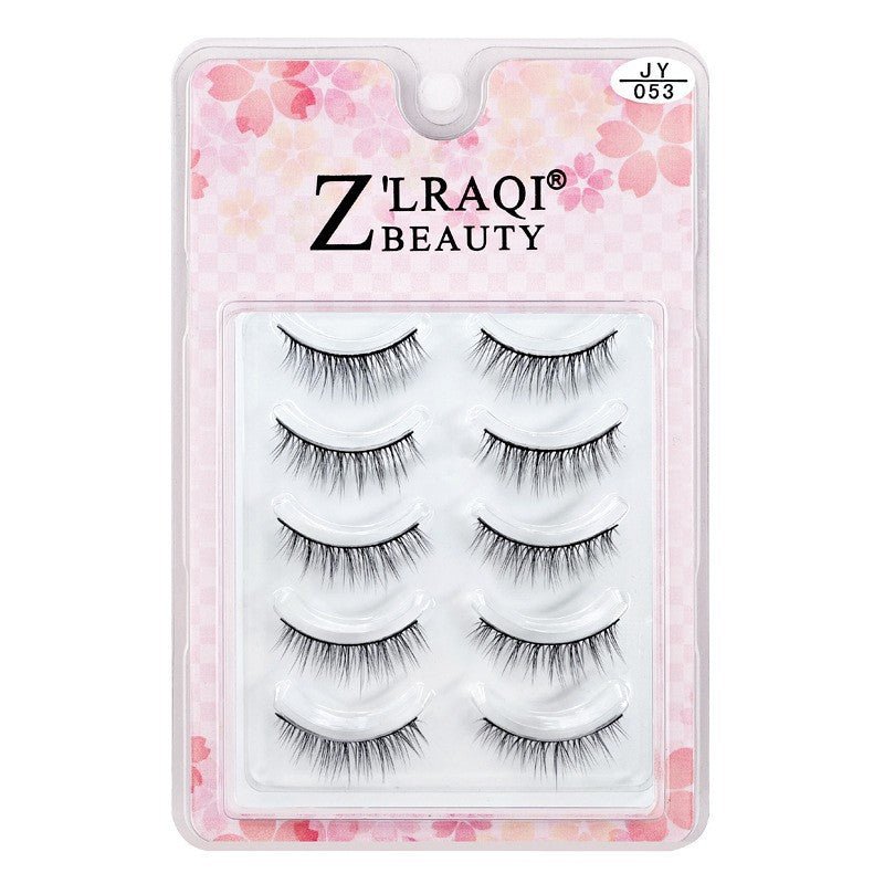Premium *hard stem false eyelashes - 10 pairs - european & american style - black band - barbie doll/devil eye - dense volume - stage makeup lashes