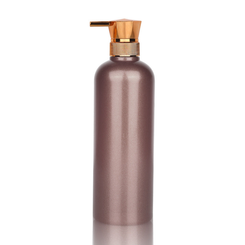 Round shoulder 750ml plastic bottle blow molding press empty bottle pet refill lotion shampoo shower gel bottle