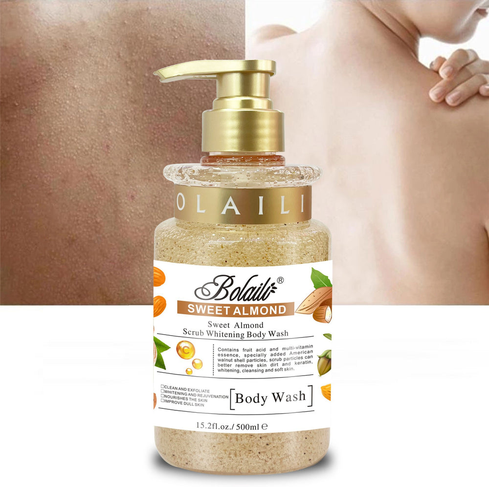 exclusive supply of moisturizing almond body lotion 500ml, long-lasting moisturizing almond shower gel 500ml, foreign trade