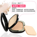 Alobon lightweight flawless double layer powder - concealer, oil control, long-lasting, waterproof, wet & dry foundation for women