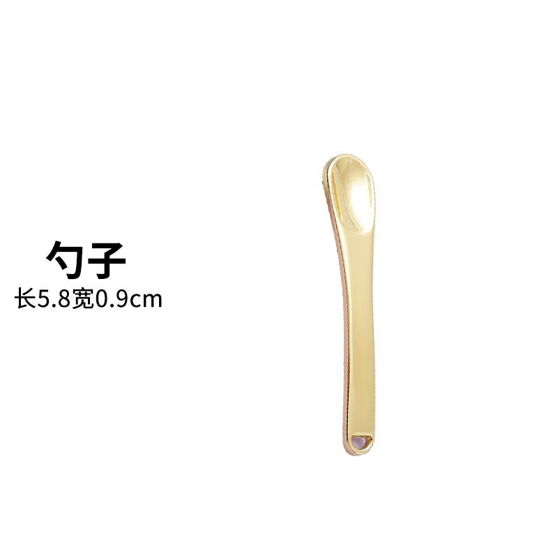 Factory direct metal eye cream spoons - cosmetic beauty tools - zinc alloy eye cream applicators - facial massage sticks