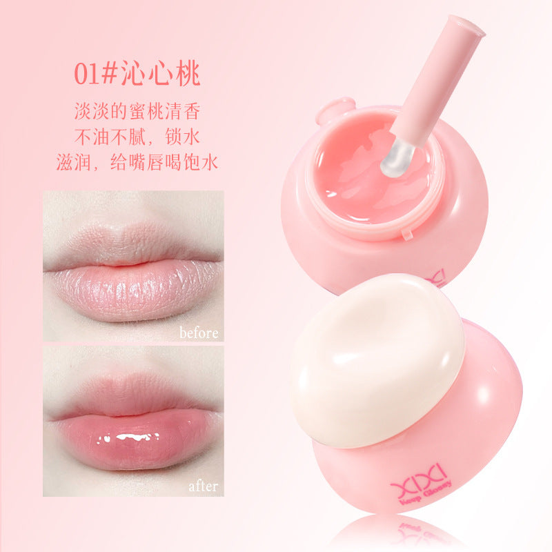 Makeup xixi moisturizing light lip mask fall and winter moisturizing and anti-drying, reducing lip lines, lipstick bottom lip balm