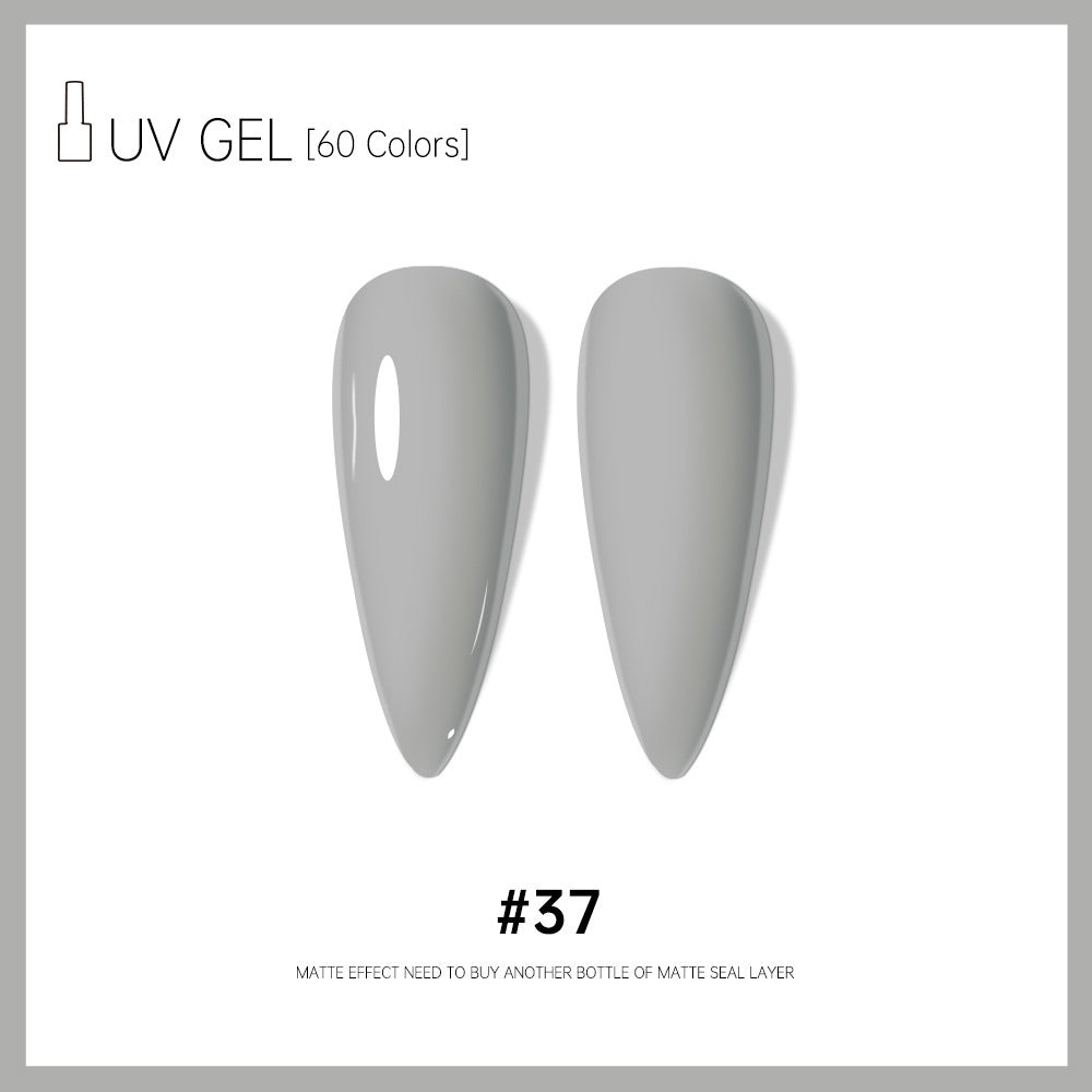 Risyal cross-border exclusive: 60 colors of 15ml gel nail polish - includes basic gel, cat eye gel, and more
