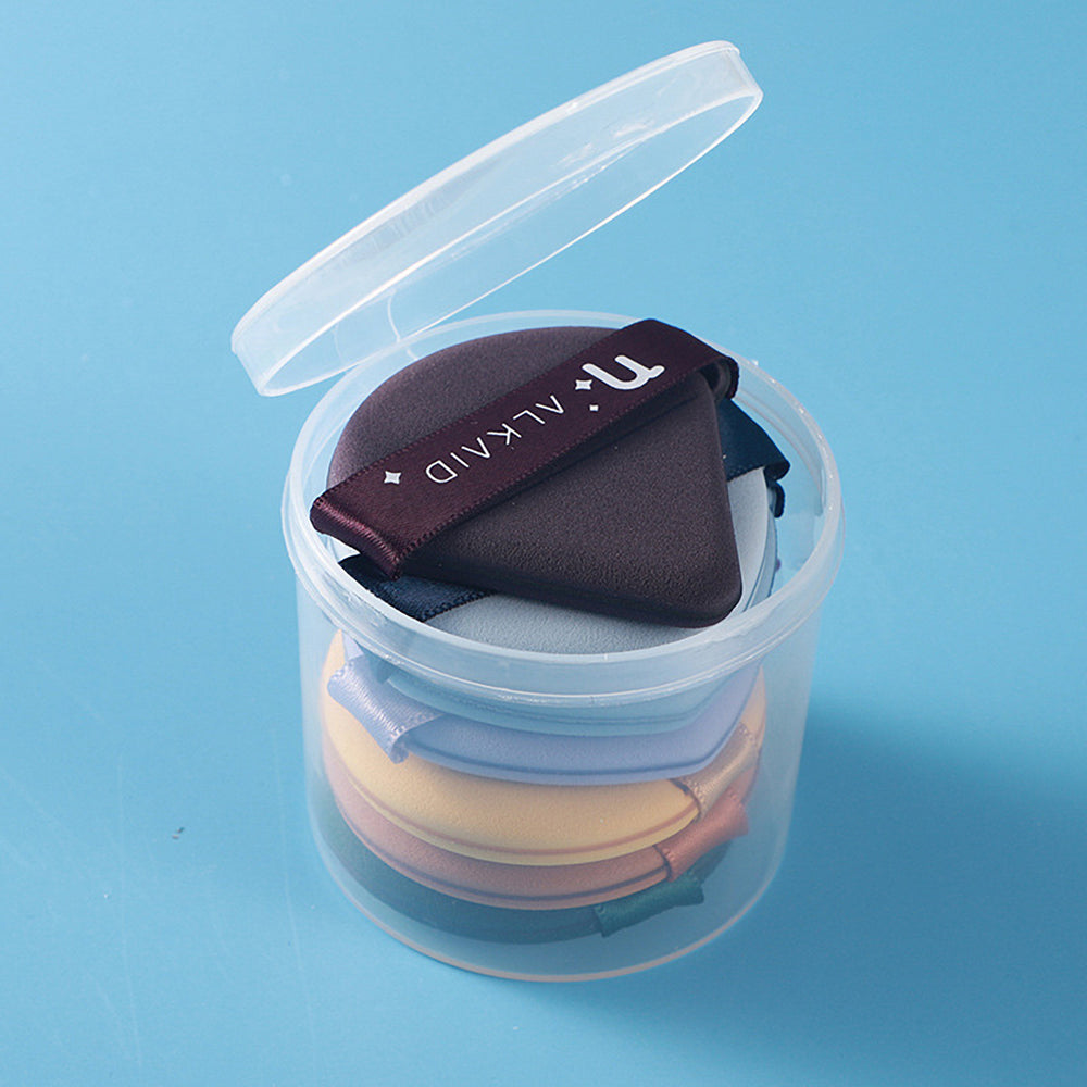 Beidou seven stars powder puff air cushion powder puff wet and dry use soft comfortable not easy to eat powder double sided available box bag